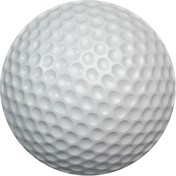 Golf Ball Texture Round Mouse Pad, Small Gaming Mousepad with Stitched Edge, Non-Slip Rubber Base Mouse Mat Office Desk Accessories for Laptop Computer Decor 7.9 X 7.9 Inch