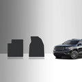 TOUGHPRO Floor Mats Accessories (Front Row Set) for GMC Acadia (2nd Row Bench Seats) All Weather Heavy Duty Black Rubber 2007 2008 2009 2010 2011 2012 2013 2014 2015 2016