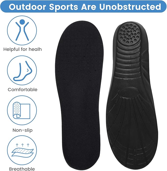 Shoe Insoles,Memory Foam Insoles Plantar Fasciitis Orthotics Shoe Inserts, Providing Excellent Shock Absorption for Feet Relief, Comfortable Insoles for Women Men Everyday Use, (S [US M: 4-6/W: 5-7])