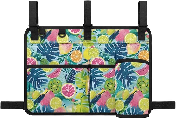 Fashion Golf Cart Rear Seat Organizer Lightweight Storage Bag Accessories for Club Car, Wheelchair and Walker