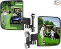 No Drilling Golf Cart Side Mirrors for EZGO Club Car Yamaha, Strong Magnetic HD Shatterproof Side View Golf Cart Mirrors, 2 Pack