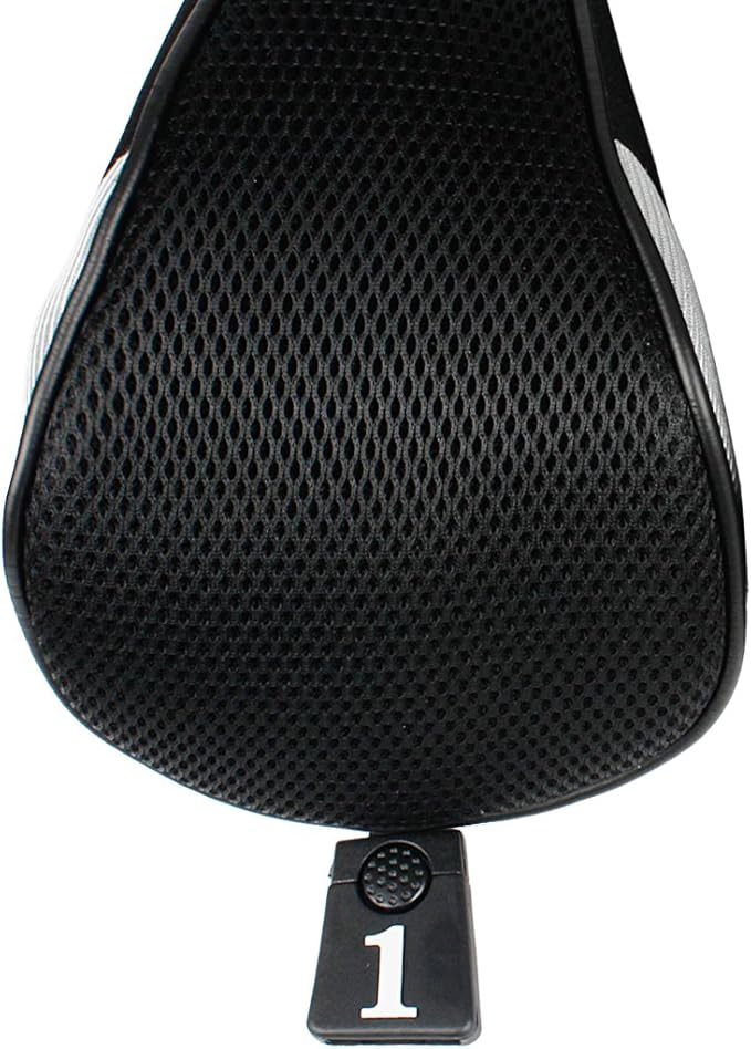 Andux 4pcs/Set Mesh Golf 460cc Driver Fairway Wood Club Head Covers Long Neck with No. Tags