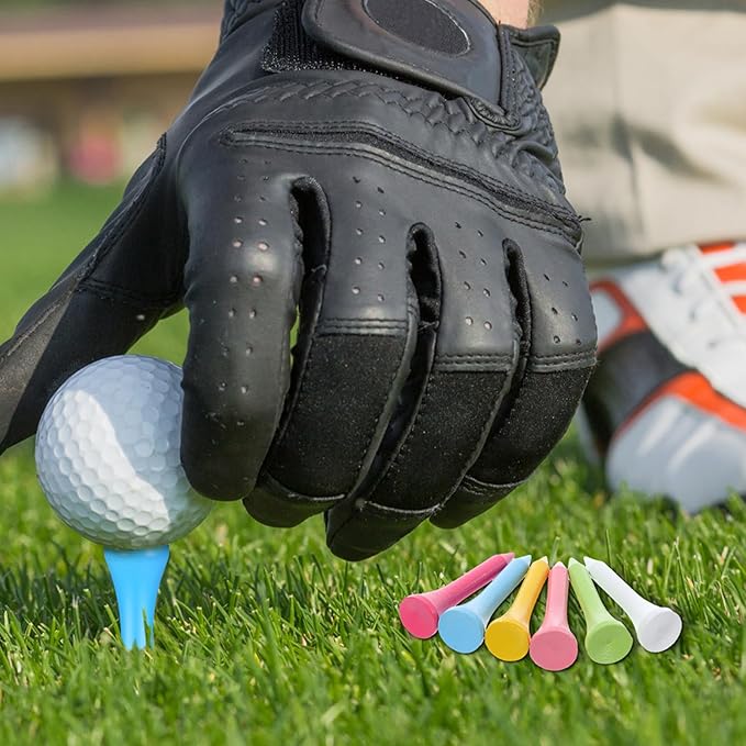 Mudder 600 Pack Golf Tees Bulk Wooden Golf Tees Multicolor Wood for Men Balls Accessories