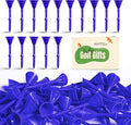 FINGER TEN Unbreakable Golf Tees Plastic 3 1/4 inch Value 50/100 Pack, Low Friction & Low Ball Spin Long Tees to Improve Distance & Accuracy, Durable Tees with Assorted Colors to Practice