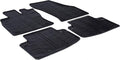 Gledring USA Custom Fit All-Weather Rubber Floor Mats Intended for Volkswagen Golf VII (MK7) 2015-2021, No Trimming Required, Tailored Custom Fit, Protects from Rain, Mud, & Snow.