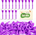 FINGER TEN Unbreakable Golf Tees Plastic 3 1/4 inch Value 50/100 Pack, Low Friction & Low Ball Spin Long Tees to Improve Distance & Accuracy, Durable Tees with Assorted Colors to Practice