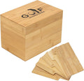 Golf Scorecard Collection Box, Golf Storage Box With 5 Wooden Dividers Holds Scorecards, Photos, Keepsakes, Yardage Books, Golf Scorecard Holder Keeper Accessories to Organize and Display