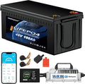 48V Lithium Battery Golf Cart Batteries Kit with Smart 200A BMS 58.4V 18A Charger Touch Monitor & Mobile APP 10000 Cycles 48V 100Ah LiFePO4 Battery Peak Current 1000A(3-5s) for Club Car, EZGO, Yamaha