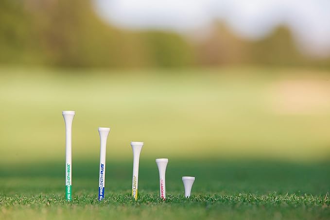 PrideSports PTS Wood Golf Tees | 120 Count, 2-1/8 Inch | #1 Wood Tee on Tour | Best for Drivers & Woods