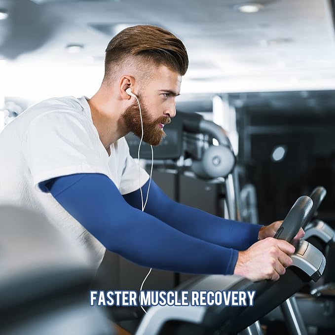 GOUNOD Arm Sleeves for Men Women,Compression Sleeves to Cover Arms for Men Working,Sun Sleeves for Men UV Protection