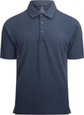 Alex Vando Mens Golf Shirt Moisture Wicking Quick-Dry Short Sleeve Casual Polo Shirts for Men