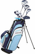 Precise M3 Complete Womens Golf Clubs Set, Includes Driver, Fairway, Hybrid, 7-PW Irons, Wedge, Putter, Stand Bag, 3 H/C's Blue, Golf Clubs Women Right Handed, Regular or Petite Size