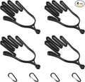 PATIKIL Golf Gloves Stretcher,Plastic Keeper Support Rack Holder Dryer Hanger Frame with Hanging Hooks