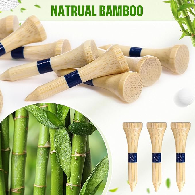 Mudder 600 Pack Golf Tees Bulk Wooden Golf Tees Multicolor Wood for Men Balls Accessories