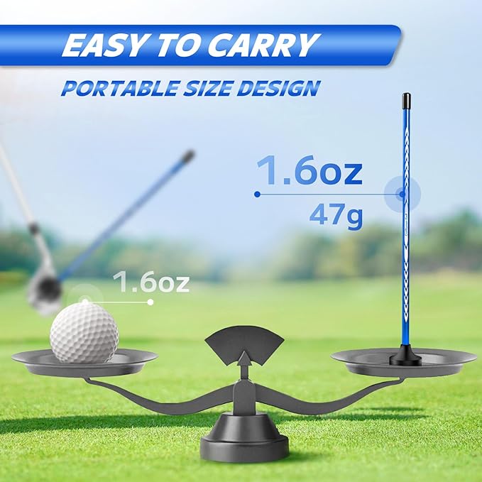 CRAFTSMAN GOLF Club Face Magnet Alignment Tool for Aiming, Golf Magnetic Alignment Sticks Rods for Golf Training Aid Face Pointer 10"