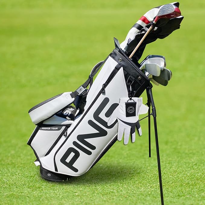 Golf Glove Holder 2Pc- Both Sides Loop Grabber Keeper- Golf Gifts-Easy to Carry Gloves