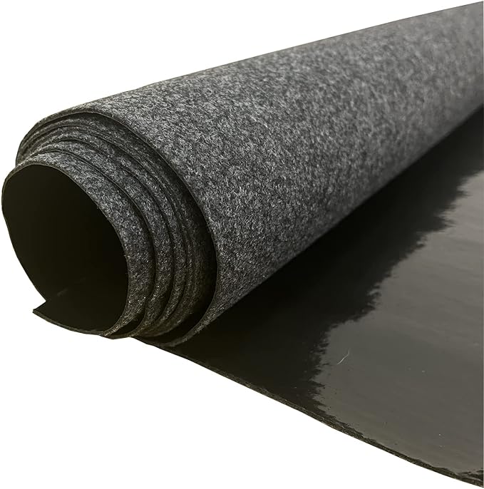 Oil Drip Pan Protection Mat - Washable 36x72 Inches, Rubber Backed, Safeguards Floor from Spills & Stains