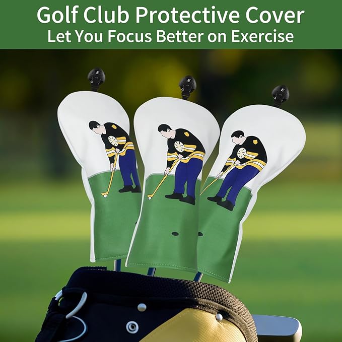 Golf Club Head Covers, Golf Club Covers, Driver Headcover，Driver Cover，Golf Club Covers，Novelty DriverHead Covers