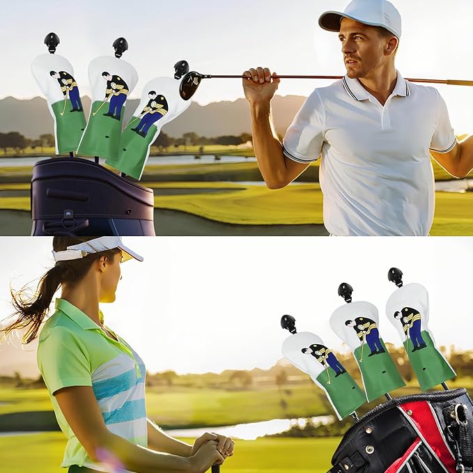 Golf Club Head Covers, Golf Club Covers, Driver Headcover，Driver Cover，Golf Club Covers，Novelty DriverHead Covers