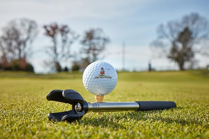 Compact Stainless Steel Telescopic Golf Ball Retriever and Grabber with Magnet in Handle -Picker for Quick, Easy Pickups Golf Ball Pick Up & Retrieval
