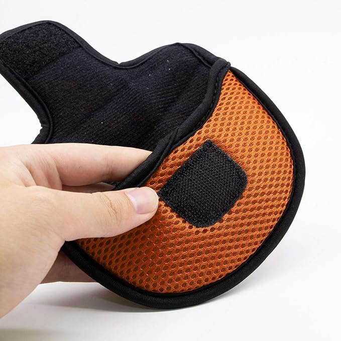 Golf Putter Cover,Mallet Putter Headcover Mesh Golf Putter Head Cover Golf Head Covers with Magic Tape for Heel Shaft RH LH fits Odyssey Works Stroke Lab,Scotty Cameron
