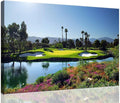 chenchenArt Indian Wells Golf Course Wall Art Picture Golf Course Poster Wall Decor for Living Room Bedroom Home Decorations Golf Artwork Canvas Prints Framed Ready to Hang(28''H x 44''W)