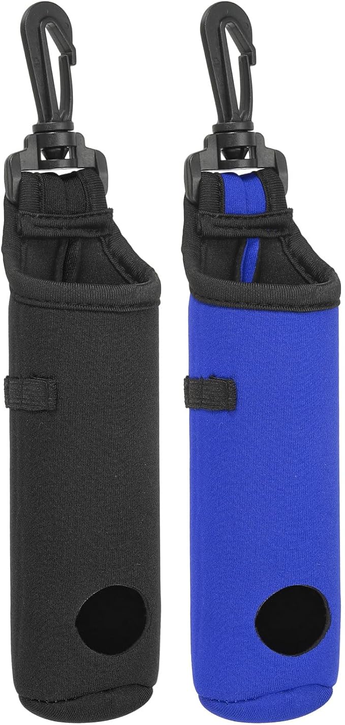 PATIKIL Golf Ball Carry Bag, Golf Tee Holders Pouch Portable Neoprene Golf Ball Holder with Clip for Men and Women Storage Gifts