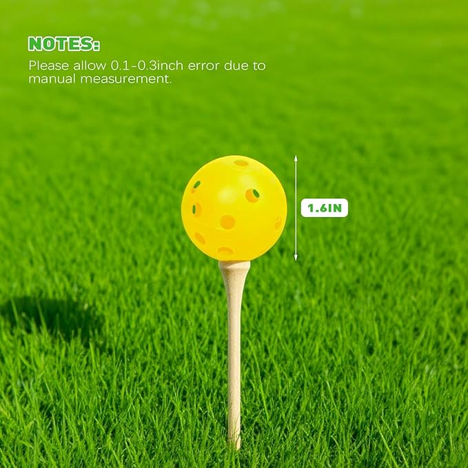 Plastic Golf Balls Practice Limited Flight Golf Training Ball Hollow Swing Practice Indoor Golf Balls with Mesh Drawstring Bag for Backyard Driving Range or Outdoor