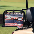 Golf Ball Golf Cart Rear Seat Organizer Universal No Drilling Storage Bag Lightweight Accessories