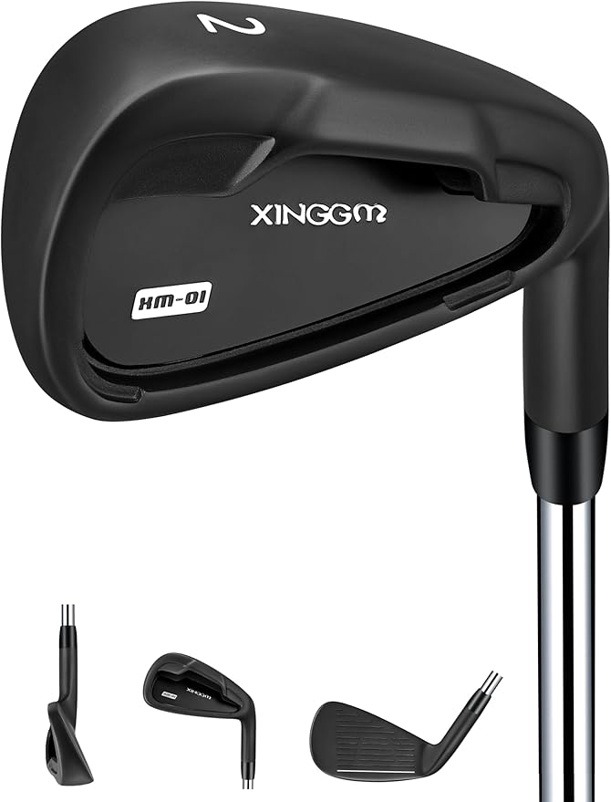 XM-01 Individual Golf Irons or Golf Irons Set - Premium Men Golf Club Iron with Steel Shaft for Right Hand Golfers Stiff Flex