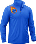 TACVASEN Men's Quarter Zip Pullover Fleece Lined Thermal Long Sleeve Golf Shirt 1/4 Zip Warm Winter Sweatshirts