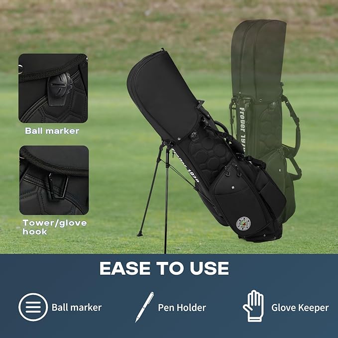 Golf Stand Bag - Lightweight Golf Bags for Men & Women, Standing Golf Bag Holds 14 Golf Clubs - 14-Way Dividers with Premium Materials & Magnetic Pocket