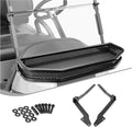 Club Car DS/Precedent Front Cargo Basket Clay Outer Utility with Mounting Brakets for Gas & Electric Golf Carts, Heavy-Duty Steel Drop Mesh Storage Rack
