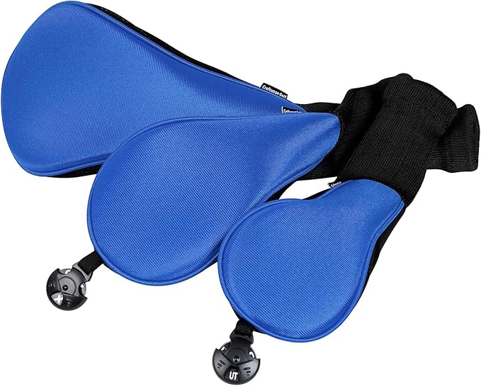Craftsman Golf 3pcs/Set Meshy Neoprene Golf Club Headcover for Driver Fairway Hybrids Rescue