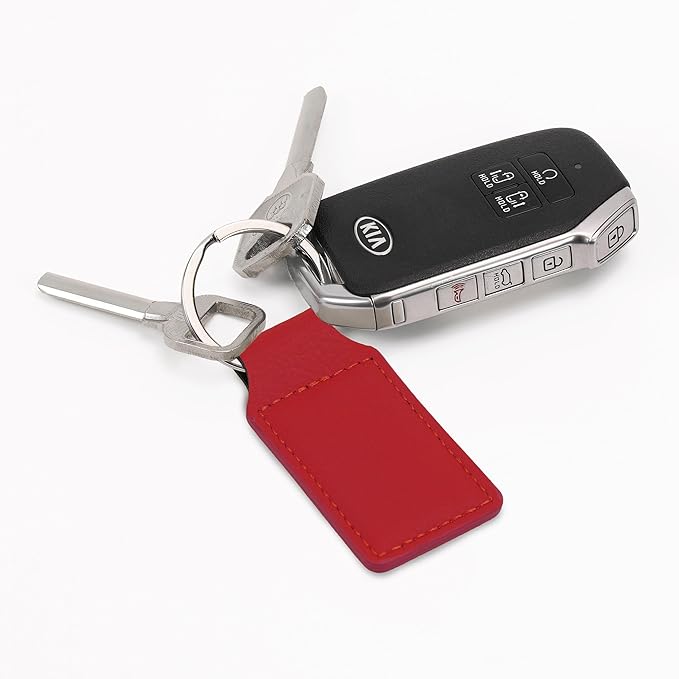 LaserGram Rectangle Keychain, Coat of Arms Germany, Personalized Engraving Included (Red)
