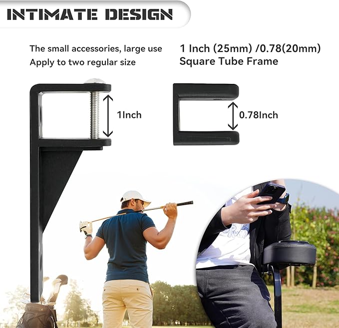 XUANYUDG0769 Golf Cart Armrest with Cup Holder for EZGO TXT Club Car DS Precedent and Yamaha Rear Seat Kit, Upgrade Support Frame/No Need Drilling Arm Rest