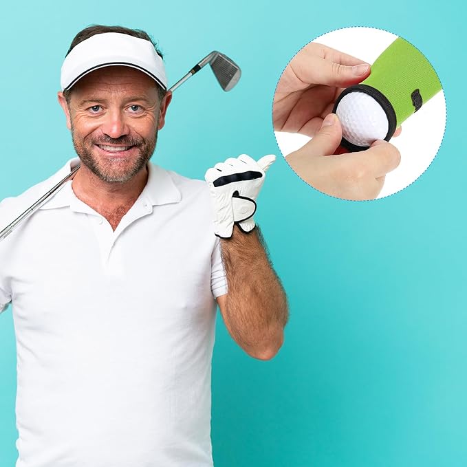 PATIKIL Golf Ball Carry Bag, 12 Pack Golf Tee Holder Pouch Portable Neoprene Golf Ball Holder with Clip for Men and Women Storage, Multicolor