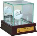 Golf Ball Hole-in-One Display Case with 1 1/2" Sport Moulding | Real Glass Display for Your Hole in One Golf Ball | Add Custom Personalization | Hole in One Golf Ball Display Case