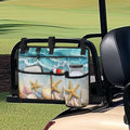 Beach Golf Cart Rear Seat Organizer Foldable Storage Bag for Club Car, Wheelchair and Walker