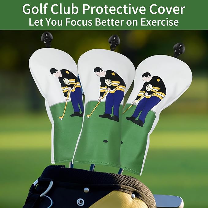 Golf Club Head Covers, Golf Club Covers, Driver Headcover，Driver Cover，Golf Club Covers，Novelty DriverHead Covers