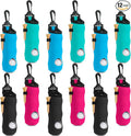 WILLBOND 12 Pcs Golf Ball Tee Holder Neoprene Pouch Golf Ball Carry Bag Multicolor Portable Accessories for Man Woman
