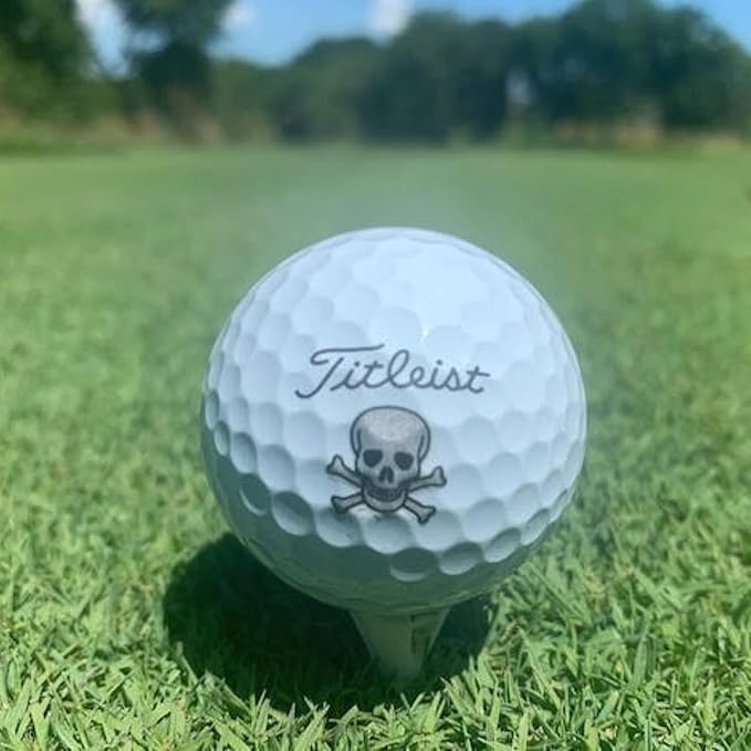 Golfdotz - USGA Rule Conforming Golf Ball Markers, Golf Ball Stickers for Marking Balls, No More Smearing from Stamps, Gifts for Golfers, Dads, and Retirees, (18-32-Count)