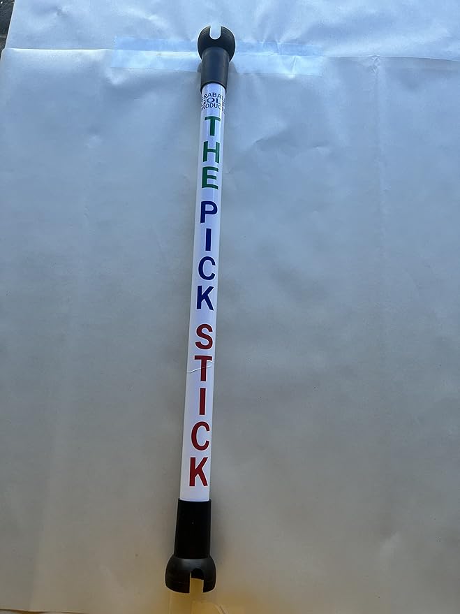 NO TARIFFS. Made in Iowa USA!-22” Double Headed Golf Ball Scramble Pick UP Stick from Golf CART. Great PRIZES for Scramble Play. Works Better Than A Suction Cup.