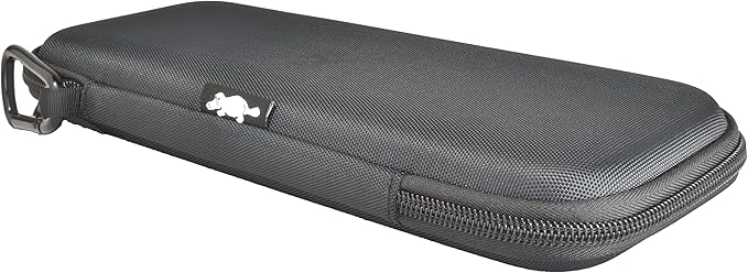 Platypus Golf Co. Golfing Caddie Hard Travel Case Organizer - Hinging Glove Shaper & Holder - Mesh Pocket & Storage Slots for Phone, Tees, Divot Tools & Ball Markers - Golfers Cases for Men & Women