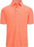 Alex Vando Mens Golf Shirt Moisture Wicking Quick-Dry Short Sleeve Casual Polo Shirts for Men