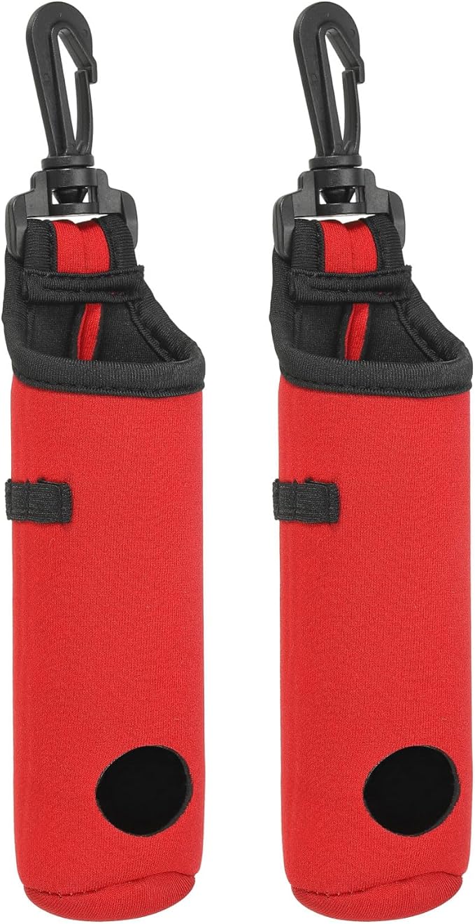 PATIKIL Golf Ball Carry Bag, Golf Tee Holder Pouch Portable Neoprene Golf Ball Holder with Clip for Men and Women Storage Gift