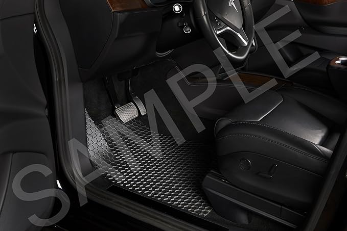 TOUGHPRO Floor Mats Accessories (Front Row Set) for GMC Acadia (2nd Row Bench Seats) All Weather Heavy Duty Black Rubber 2007 2008 2009 2010 2011 2012 2013 2014 2015 2016