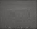 PIC AUTO Heavy Duty Rubber Trunk Cargo Liner Floor Mats, Trimmable to Fit for Car, SUV, Van, and Trucks – All-Weather Protection, Anti-Slip Backing, Easy to Clean, Durable and Long-Lasting (Gray)