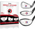 Golf Impact Tape - High-Resolution Strike Stickers for Iron, Wood & Fairway Clubs, Non-Residue, Swing Training Aid Impact Labels