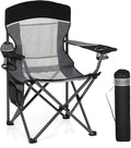HIGH POINT SPORTS Oversized Portable Mesh Camping Folding Chair